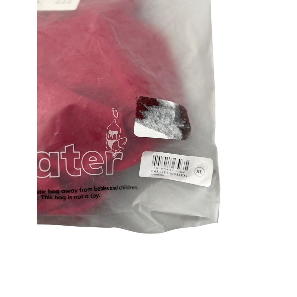 Cupshe‎ One Piece Swimsuit XL Red Twist Front Ruched Keyhole Cutout NWT - Picture 6 of 6